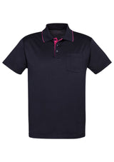 Advatex Mens Swindon Polo - Navy/Melon - 2XL - Biz Collection