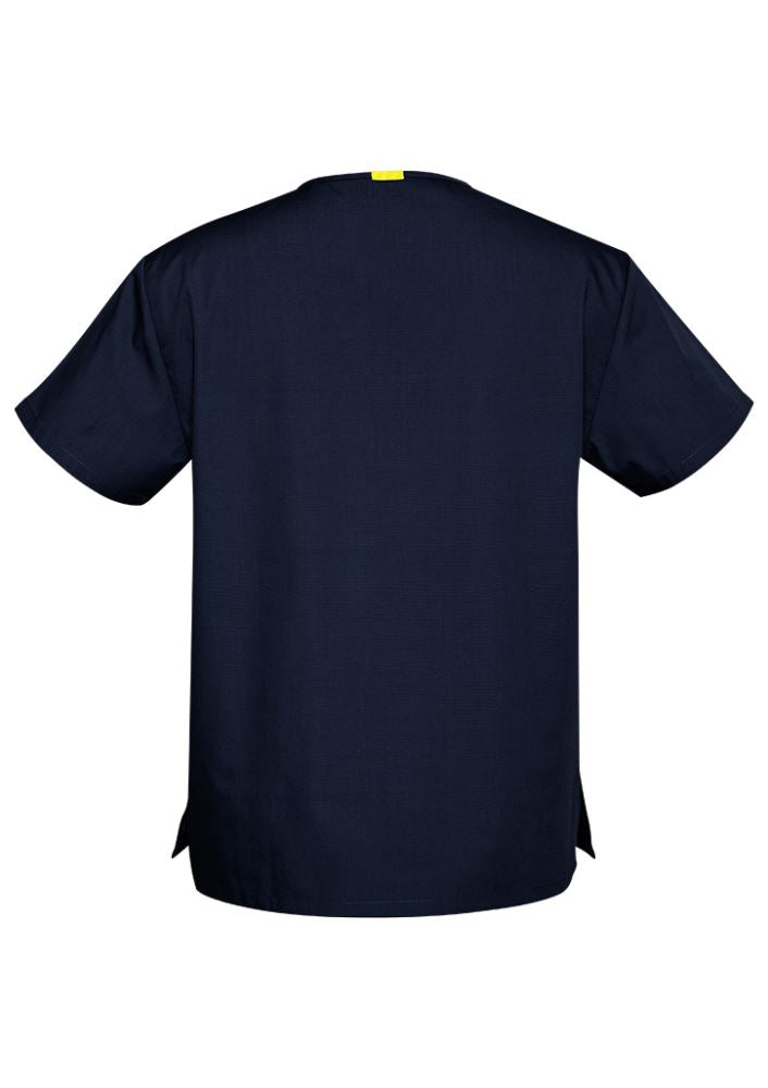 Advatex Unisex Johnson Scrub Top - Navy - 2XL - Biz Collection