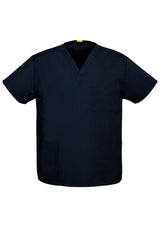 Advatex Unisex Johnson Scrub Top - Navy - XL - Biz Collection