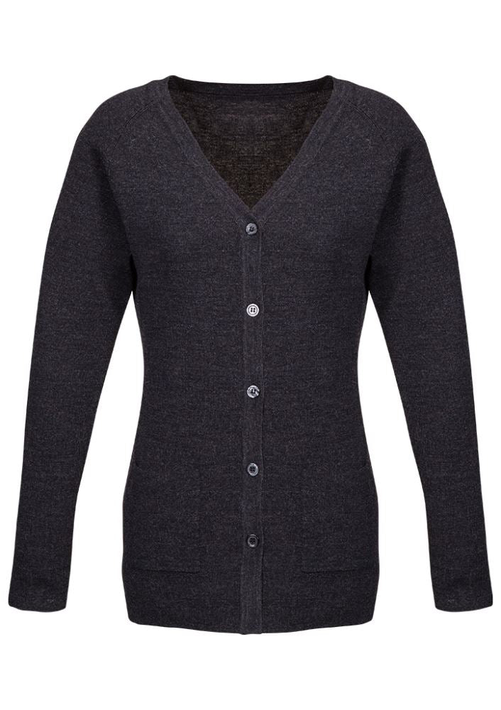 Advatex Ladies Varesa Cardigan - Charcoal - 3XL - Biz Collection