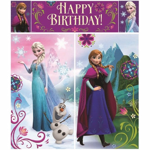 Frozen Scene Setter Wall Decoration - Pack of 5