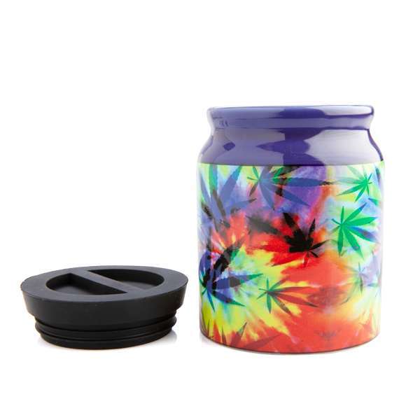 Large Rainbow Weed Storage Jar - Stash It!