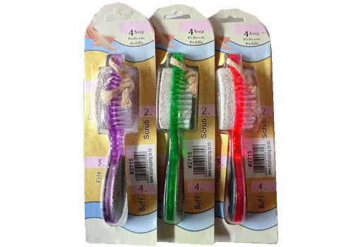 Pedicure File Set 4 Steps (3 Assorted Units)