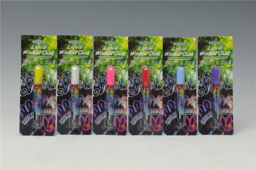 Liquid Window Chalk (Sest Of 12 Assorted)