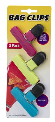 Bag Clips - Bulldog Style (6 Packs)