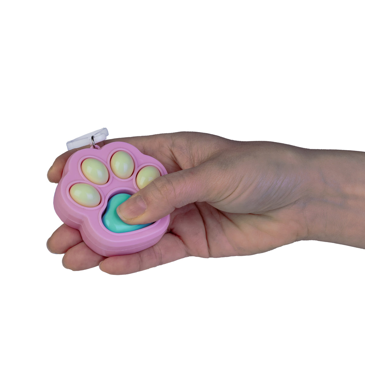 Cat Paw Click Fidget Keychain - Pack of 24