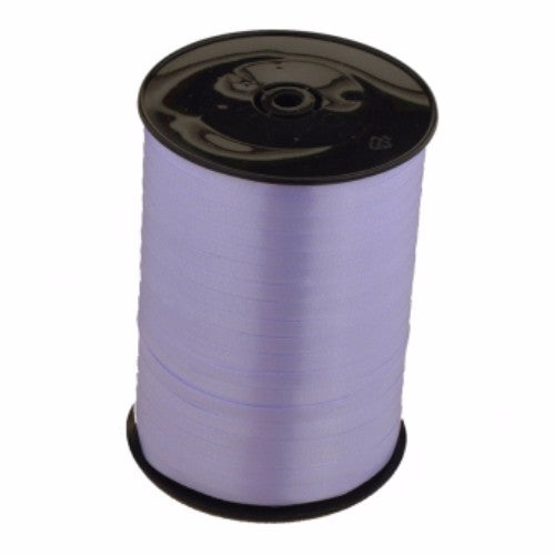 Lavender curling ribbon roll, 500m, perfect for elegant gift wraps and decorations, durable with vibrant color.