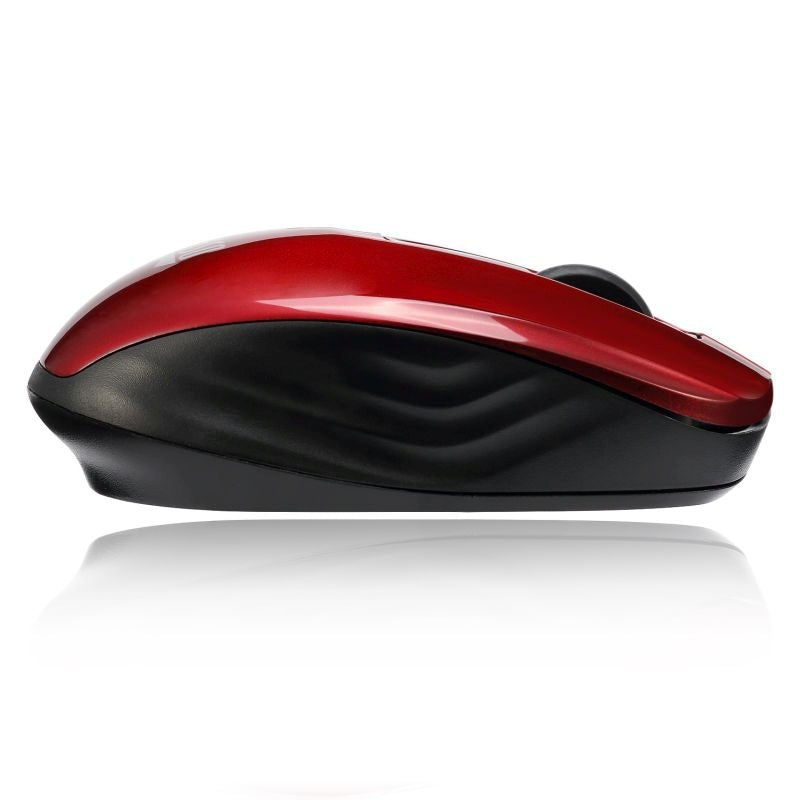 Adesso Wireless Mini Mouse Red
