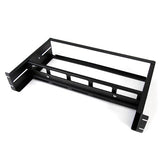 Versatile Adjustable Rackmount DIN Rail Kit for Top Hat, Mini & G-Type Rails - 19" Compatibility