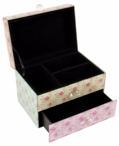 Rose Small Glass Chest