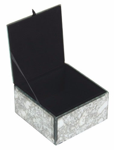 Mottled Mirror Trinket Box