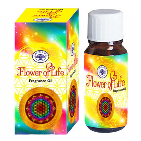 Green Tree Flower Of Life Oil