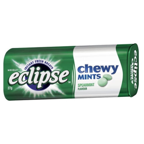 Eclipse Chewy Mints Spearmint 27g - Pack of 20