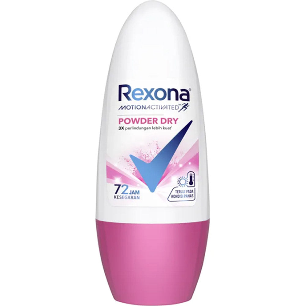 Rexona Womens Roll On Powder Dry - Pack of 3