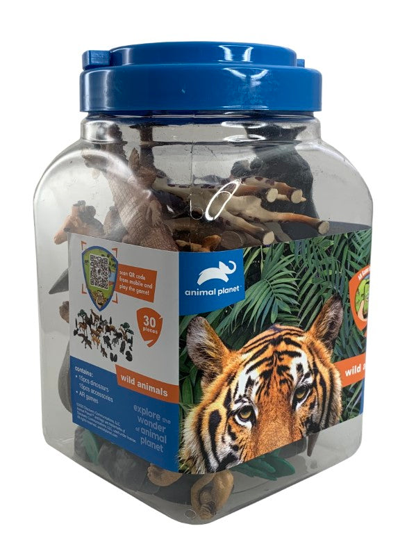 WILD ANIMALS Toy Set - AP (30PC BUCKET)