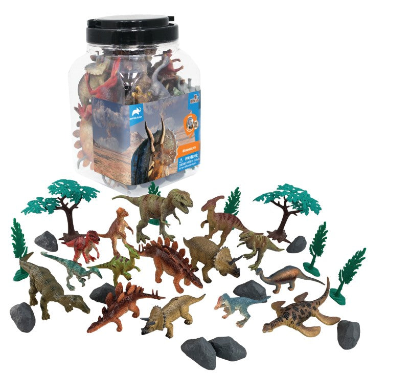 DINOSAURS Toy Set - AP (30PC BUCKET)