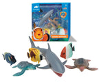 OCEAN ANIMALS Toy Set - AP (6PC WINDOW BOX)