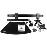 Ergonomic Dual Monitor Desktop Stand for 12-24 Inch Screens - Space Saving VESA Mount with Adjustable Height