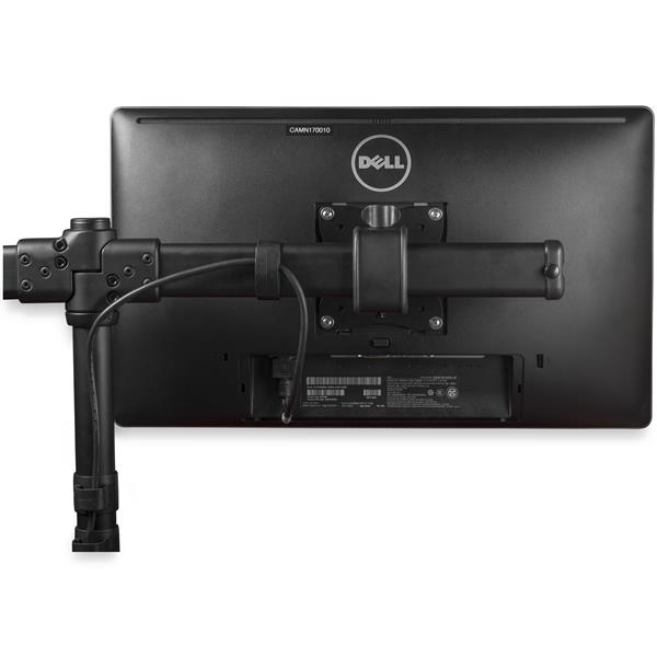 Ergonomic Dual-Monitor Arm Desk Mount for 13"-27" Monitors - Adjustable & Space-Saving