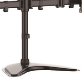 Ergonomic Quad-Monitor Desktop Stand - Articulating, Adjustable & Space-Saving Mount for 13-27 Inch Displays