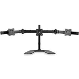 Triple Monitor Desk Stand Mount - Adjustable Articulating Multi-Monitor Holder for Ergonomic Setup