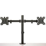 Ergonomic Desk Mount Dual Monitor Arm with Clamp and Grommet for 32" Displays