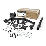 Ergonomic Desk Mount Dual Monitor Arm with Clamp and Grommet for 32" Displays