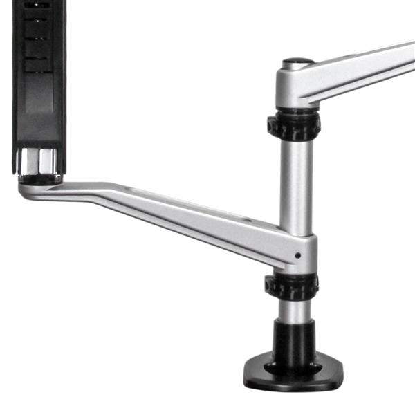 Ergonomic Desk Mount Dual Monitor Arm - Full Motion Tool-less VESA Support for 30" Screens