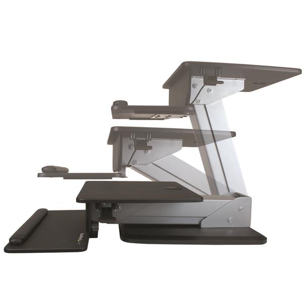 Ergonomic Sit-to-Stand Desk Converter for Home and Office - Adjustable Height Workstation