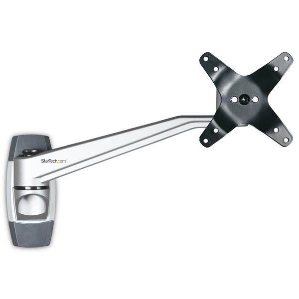 Sleek Wall Mount Monitor Arm for 34" Monitors - 10.2" Swivel, VESA Compatible, Adjustable