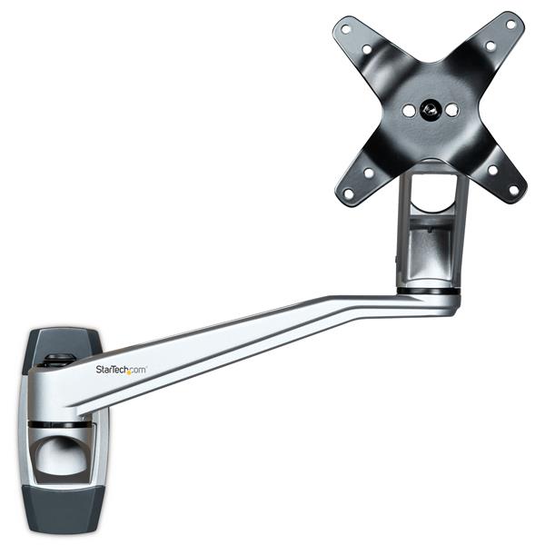 Premium Wall Mount Monitor Arm - Dual Swivel Extension, VESA Compatible, Up to 34" Displays