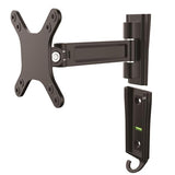 Ergonomic Wall-Mount Monitor Arm with Single Swivel for Adjustable Viewing and Space-Saving