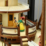 Wooden Ship & Fittings - 18 figures for Mississippi