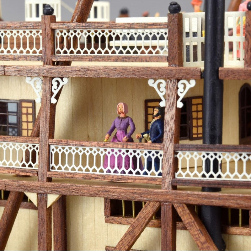 Wooden Ship & Fittings - 18 figures for Mississippi