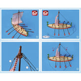 Wooden Ship & Fittings - Art & Kids: VikingShip w/paint