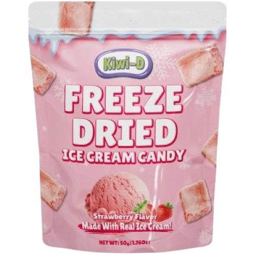Freeze Dried Bag Ice Cream Strawberry 50g - Pack of 24