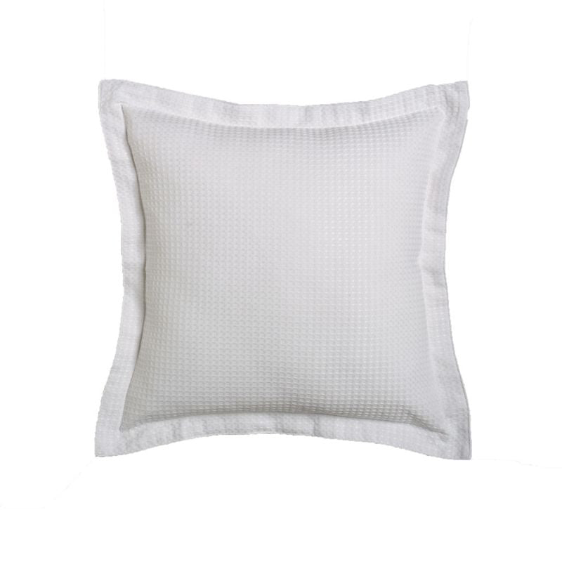 Square Cushion - Ascot White (Filled)