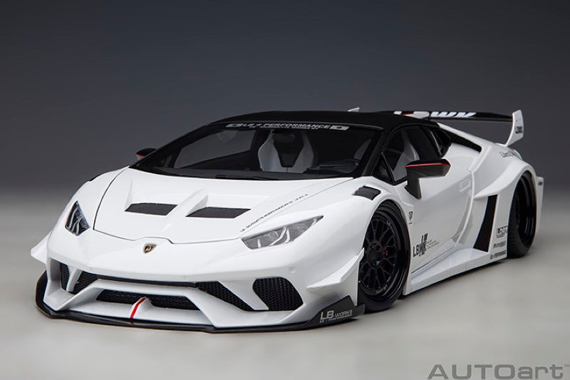 Diecast Car - 1/18 LB-Walk Huracan GT White