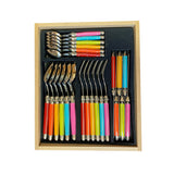 VERDIER CUTLERY SET 24 PC PASTEL