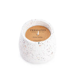 Scented Candle Terrazzo Vanilla White Medium