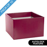 Large Posy Box Autolock Base Pack 10 Sugar Plum