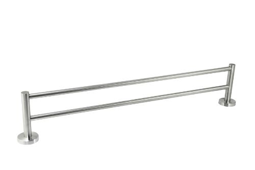 Brescia 600mm Double Towel Rail 304SS - Satin Stainless Steel