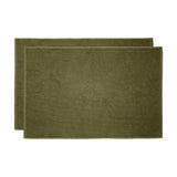 Angove 2pack Bath Mat 50x80cm Olive- Bambury