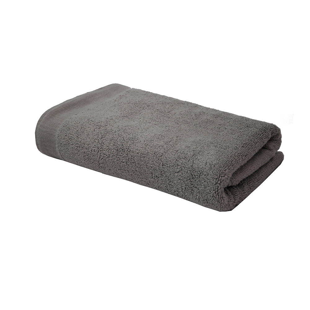 Elvire Bath Sheet 2 Pack Pewter- Bambury