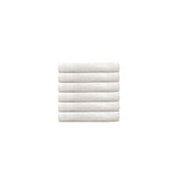 Elvire Face Washer 6 Pack Ivory- Bambury