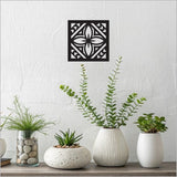 Black Acrylic Square: Tapa 3 Art Squares