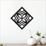 Black Acrylic Square: Tapa 4 Art Squares