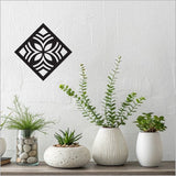 Black Acrylic Square: Tapa 4 Art Squares