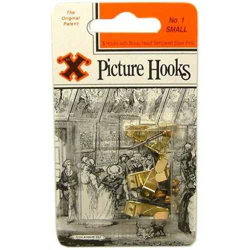 Picture Hooks Bayonet Blister Pack #1 Small (5)