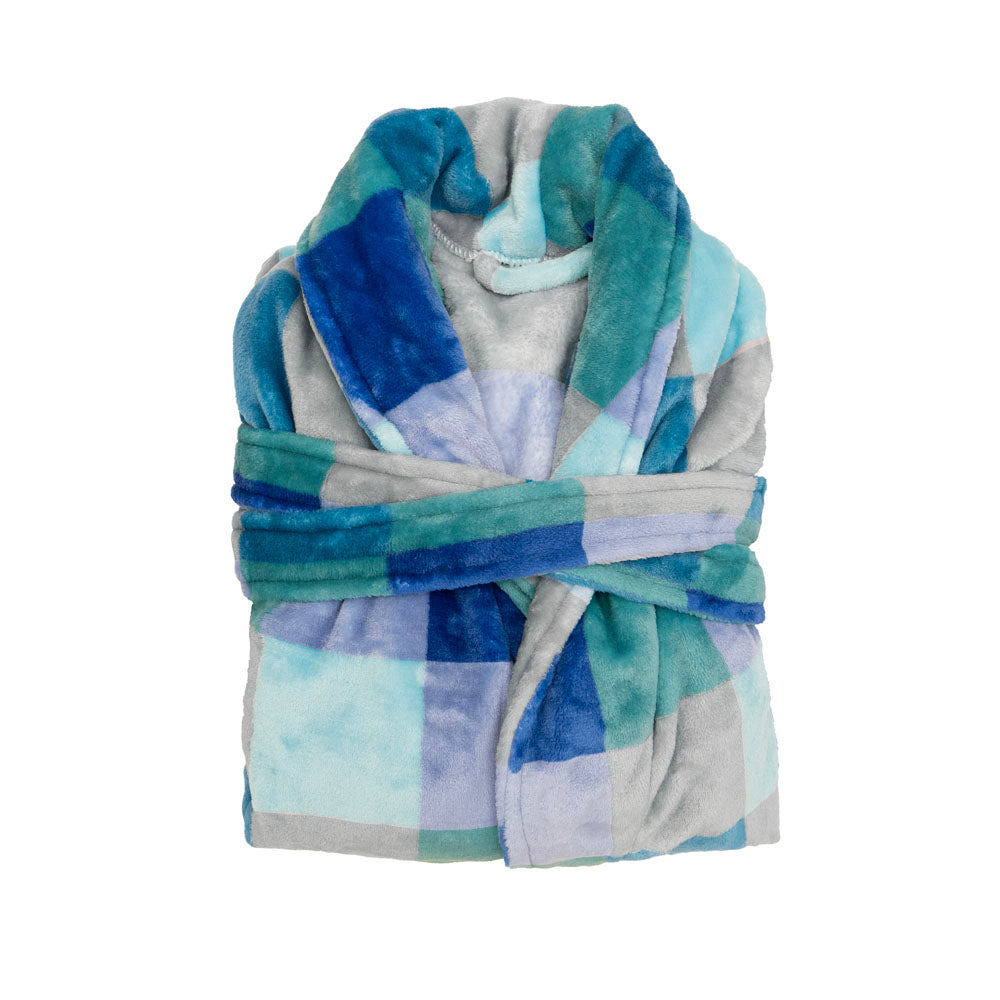 Charlie Ultraplush Robe Ocean Small/Medium - Bambury